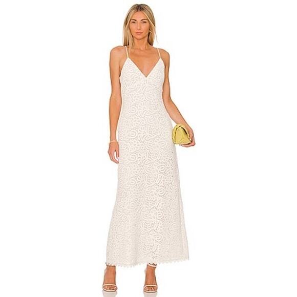 HOUSE OF HARLOW 1960 x REVOLVE Luisia Maxi Crochet Dress Sz XS - Picture 1 of 10